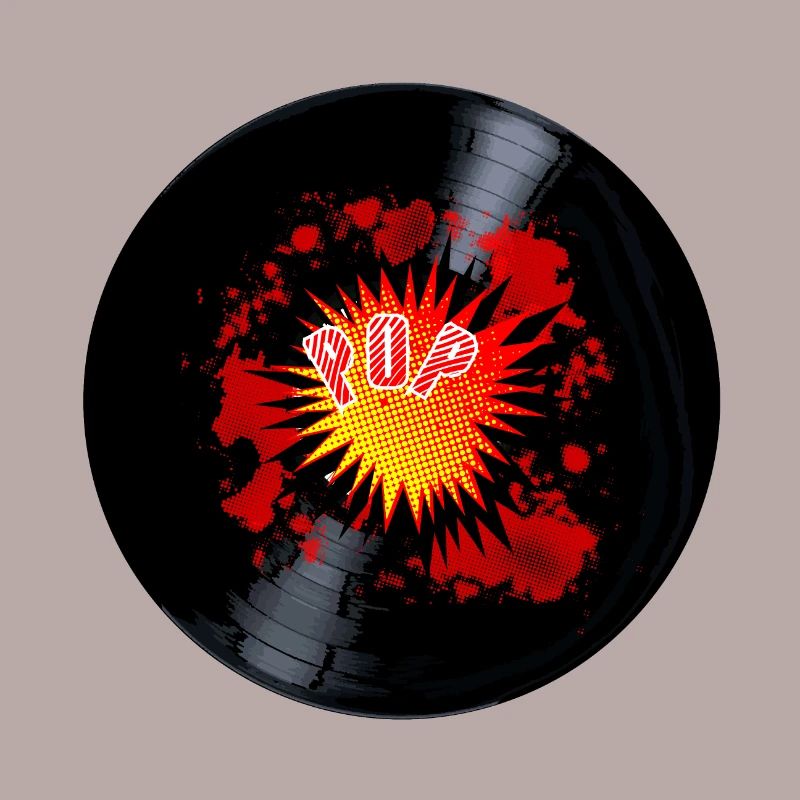 Exploding Pop Music Long Playing Record