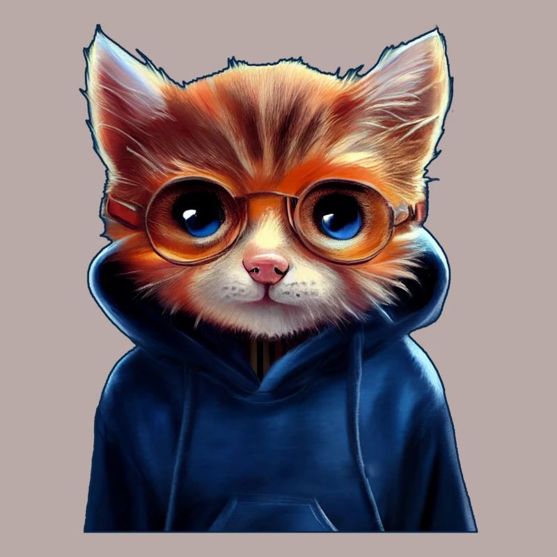 Katze mit Pullover