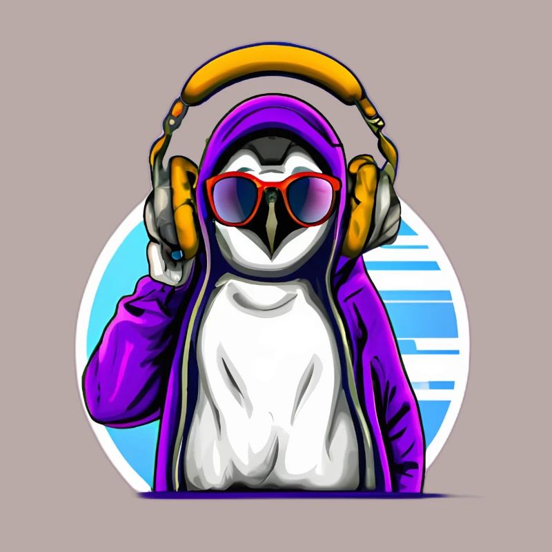 Pingouin cool avec pull