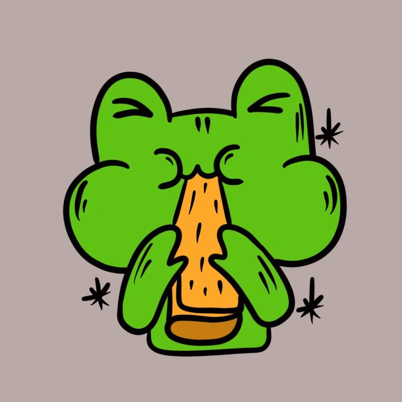 Funny frog, toad