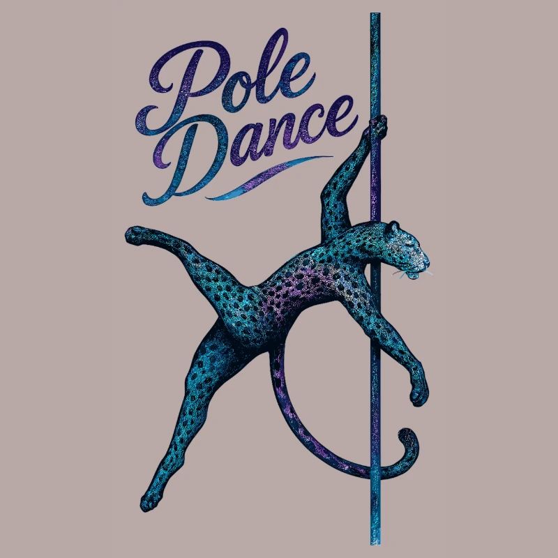 Pole Dance Leopard Pole Dancer Pole Gift