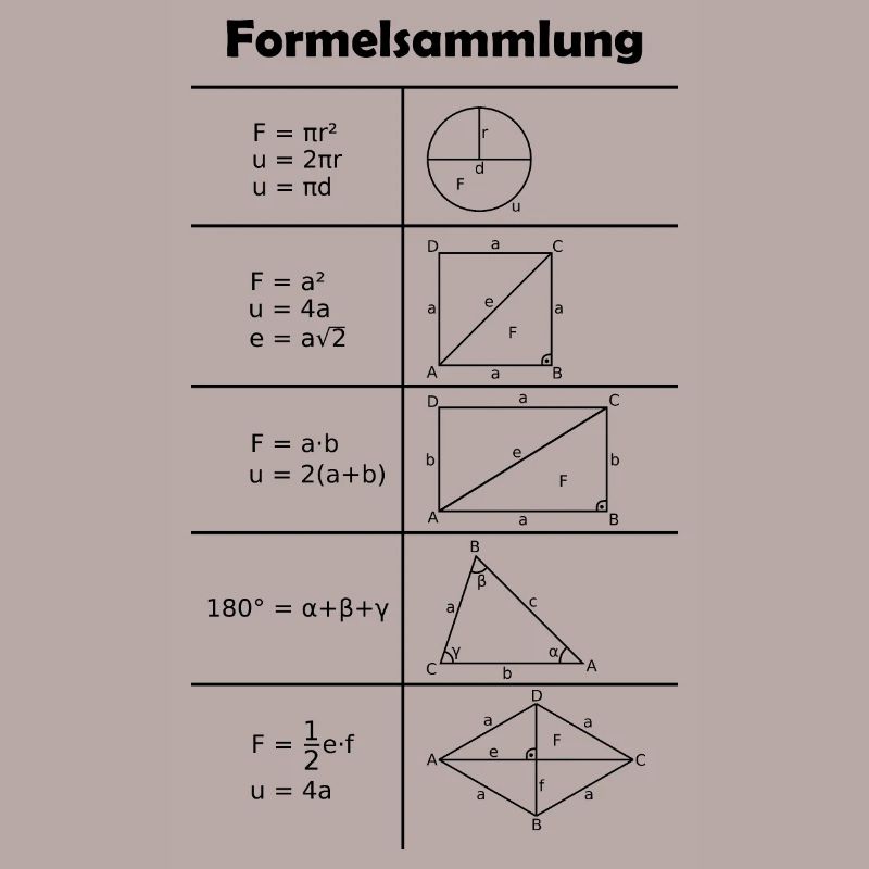 Formulary / Math / Mathematics