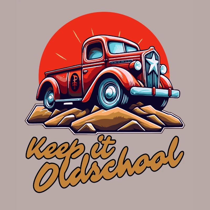 Keep it old-fashioned: A pick-up truck