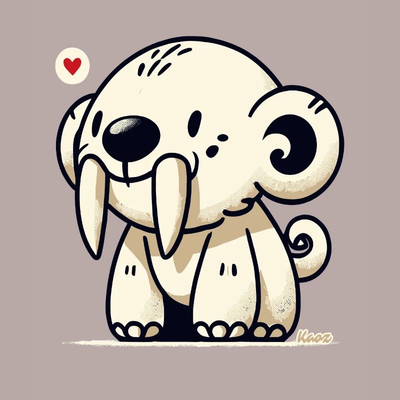 Cute Sabertooth Animal