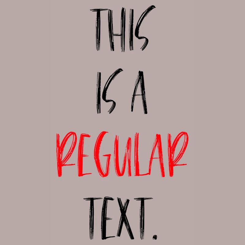 This is a Regular TEXT. funny meme