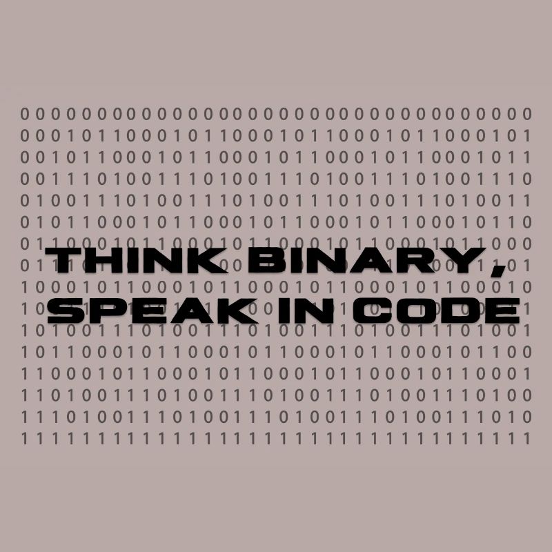 Think binary - speak in code³