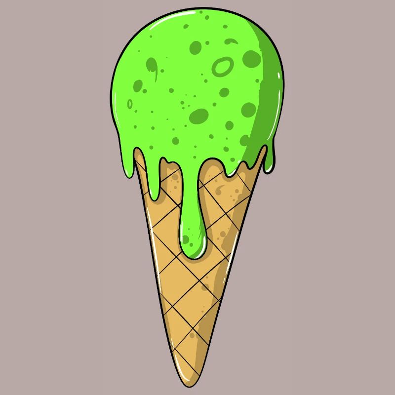 Eis | Grünes Eis Eiscreme | IceCream