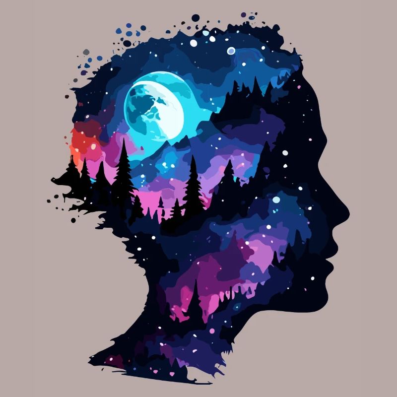 Silhouette / Forest / Portrait / Trees / Person
