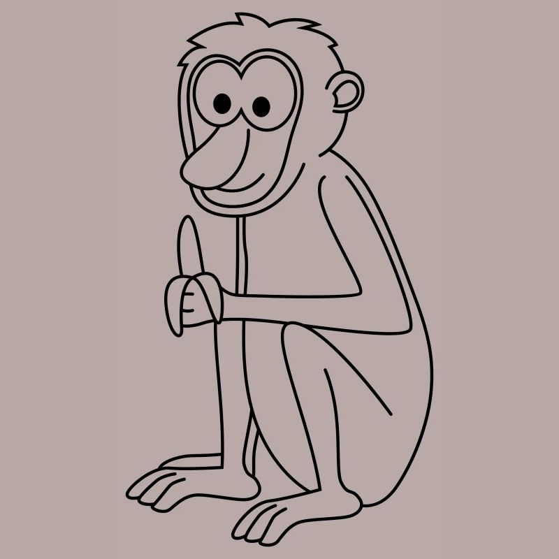 Monkey comic animal