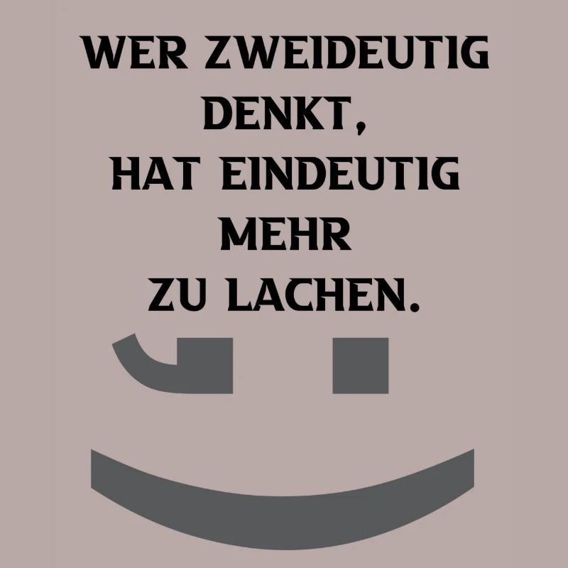 Zweideutig, eindeutig