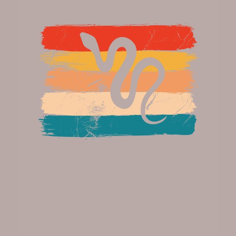 Snake Retro Reptile Python Idée cadeau