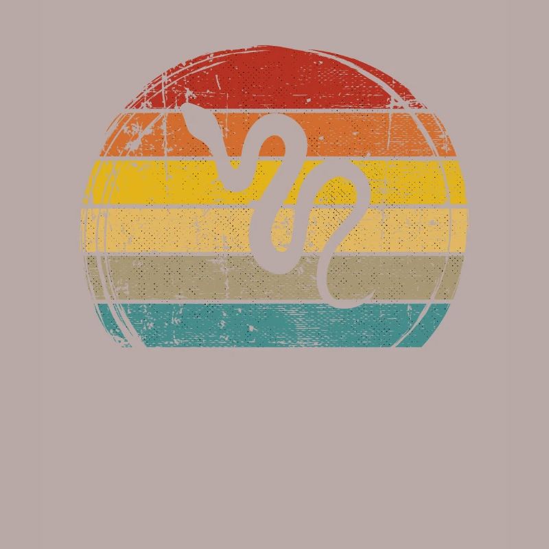 Snake Retro Reptile Python Idée cadeau