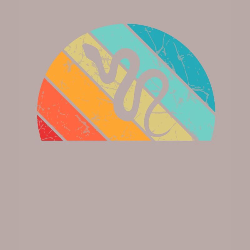 Snake Retro Reptile Python Idée cadeau