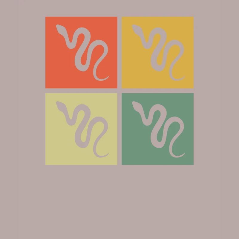 Snake Retro Reptile Python Idée cadeau