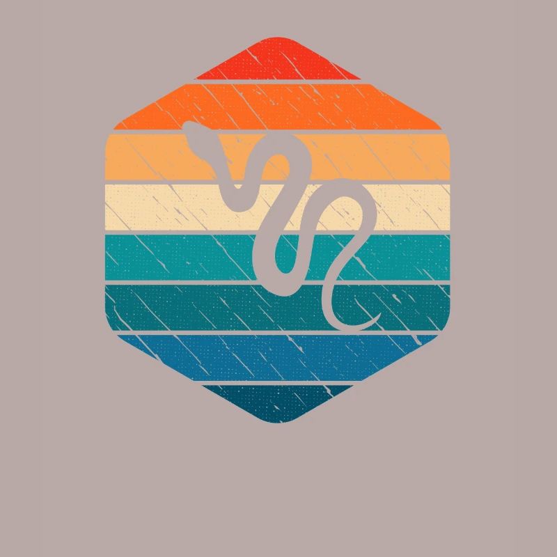 Snake Retro Reptile Python Gift idea