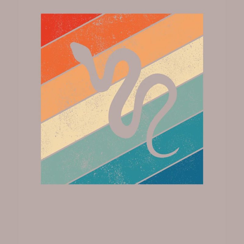 Snake Retro Reptile Python Idée cadeau