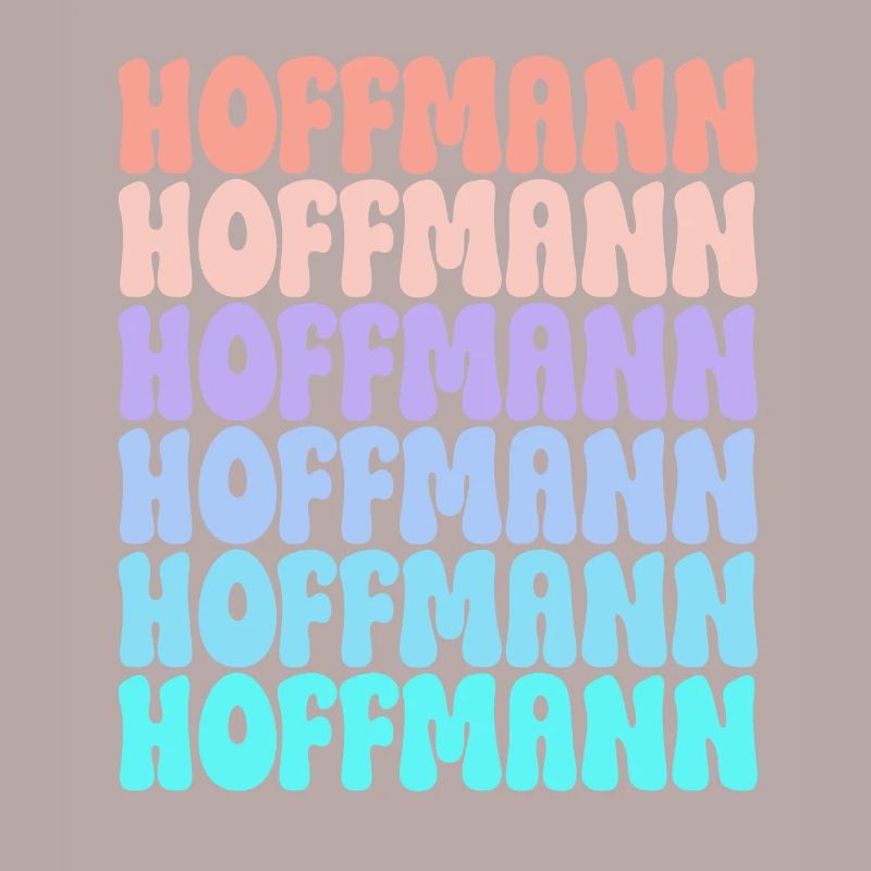 Hoffmann Retro Surname Gift Idea