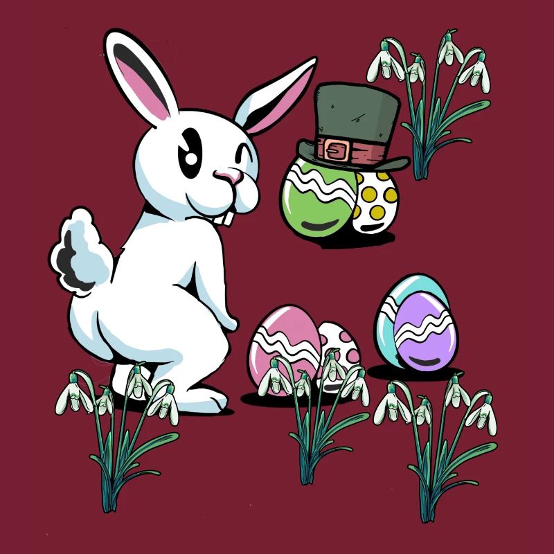 Floppy Ear Child Easter Eggs Hat Rodent Rabbit