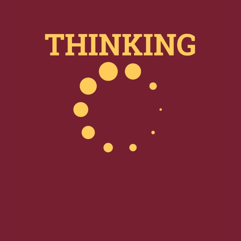 "Thinking" | Computer, Computer Science, Geek