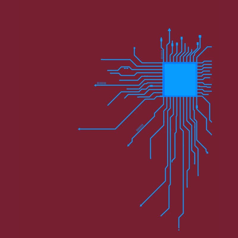 carte bleu ordinateur pc admin core cpu code nerd