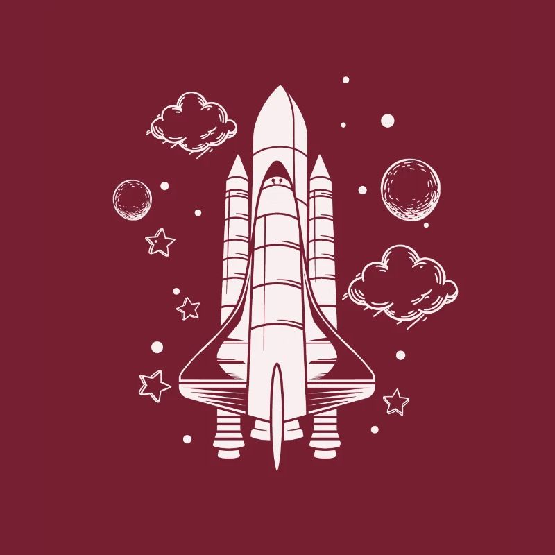 Vaisseau spatial - Astronaute spatial de fusée