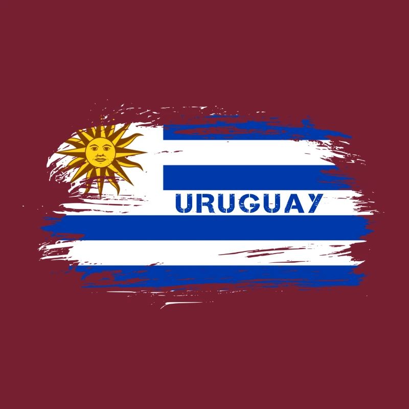 Uruguay Flaggen Design / Geschenkidee