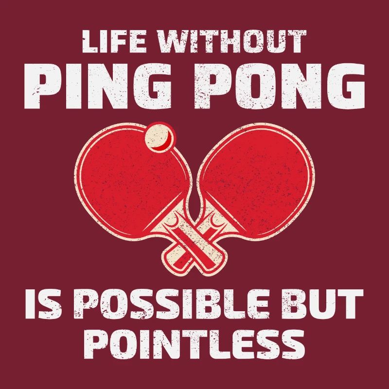 Ping Pong Master Table Tennis Coach Paddle Player