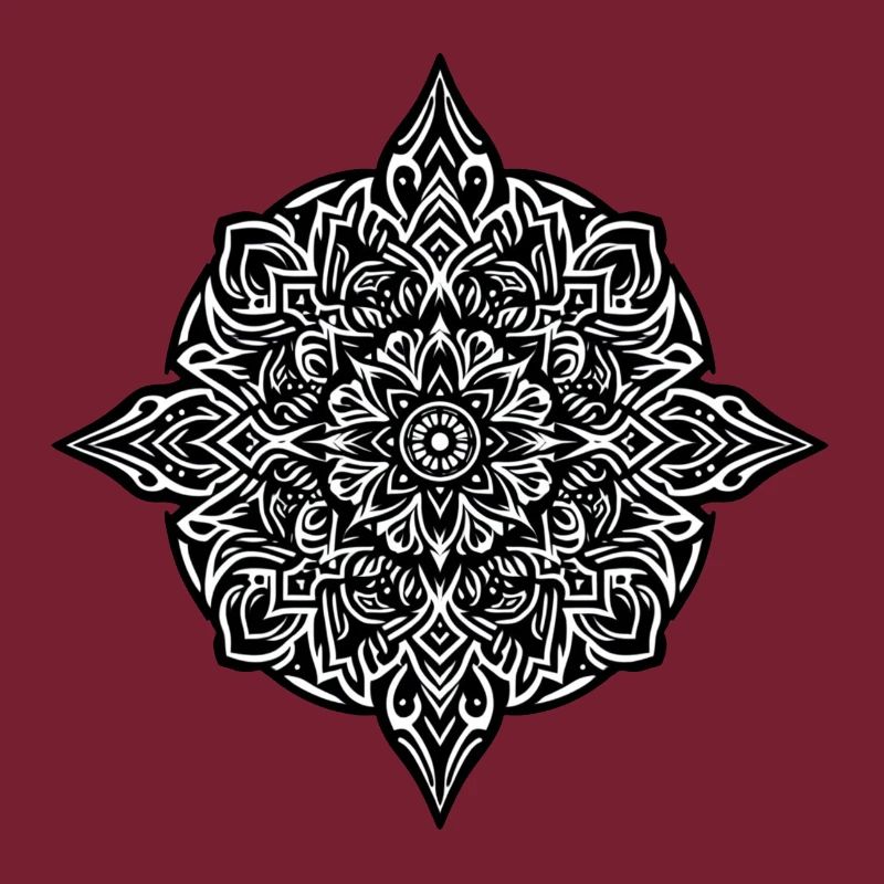 Mandala Harmony lignes simples