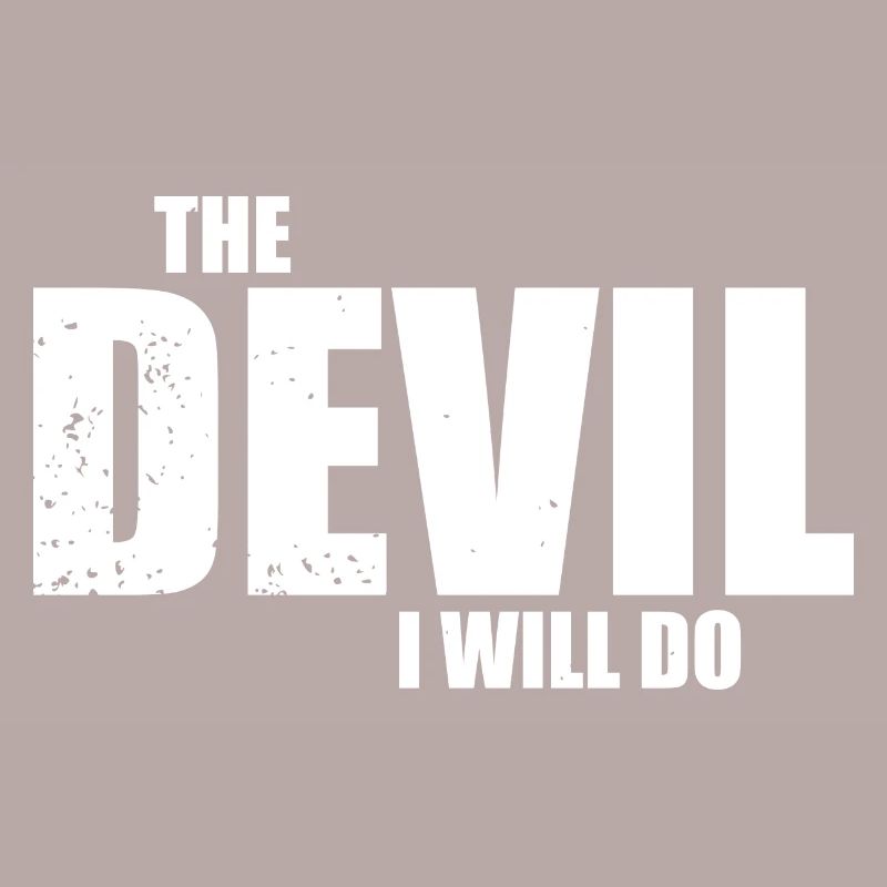 The devil will i do - blanc