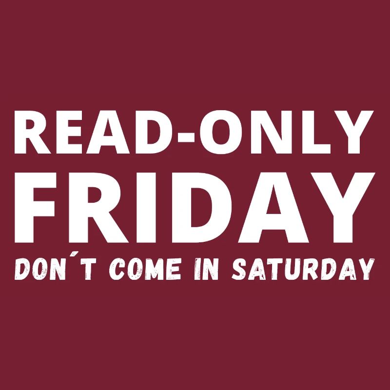 Read Only Friday Admin Informatik IT EDV Nerd