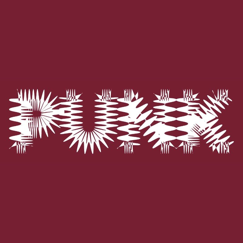 punk distorted logo design