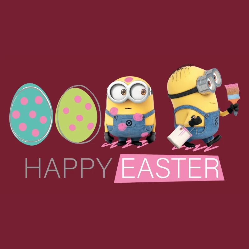 Minions With Easter Eggs Happy Easter
