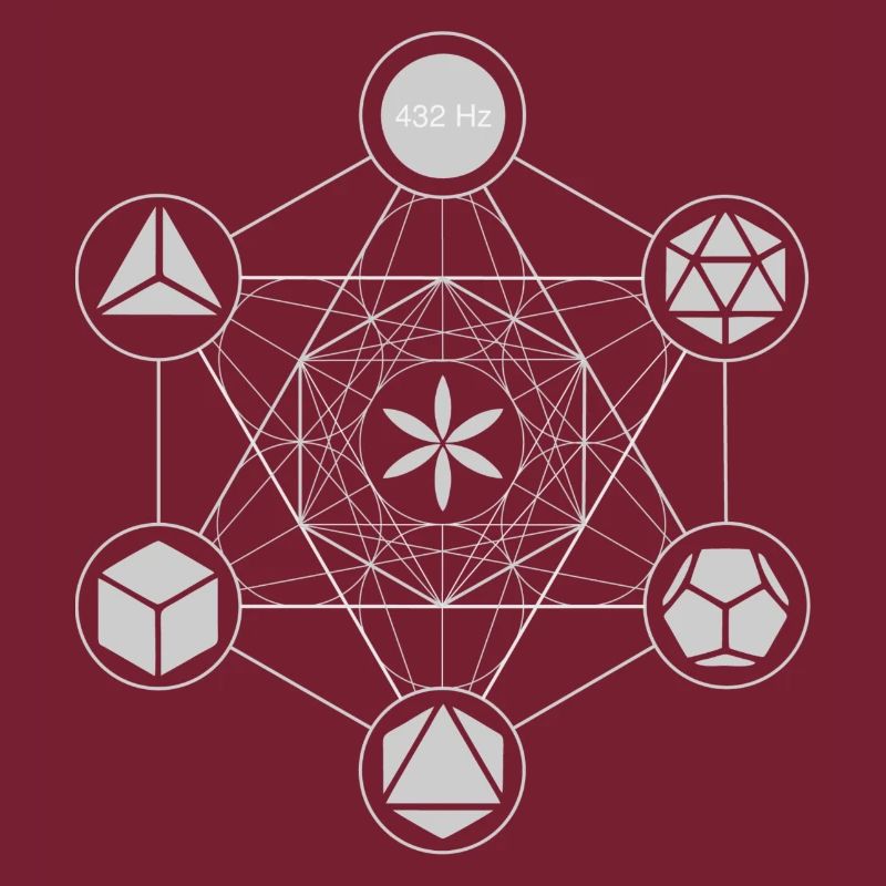 Metatron Vorlage weiß