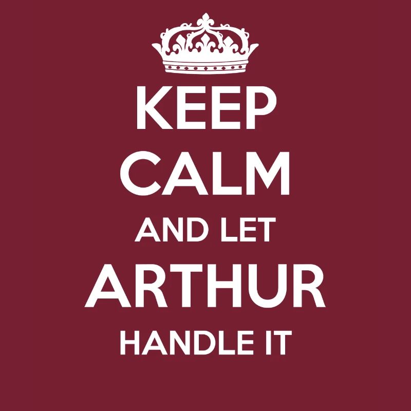 Keep Calm Handle It - First Name Surname Funny Arthur
