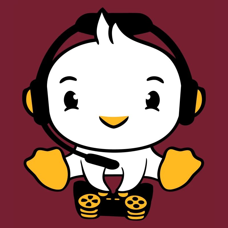 Duck Gamer Gaming Controller Headset Console Game