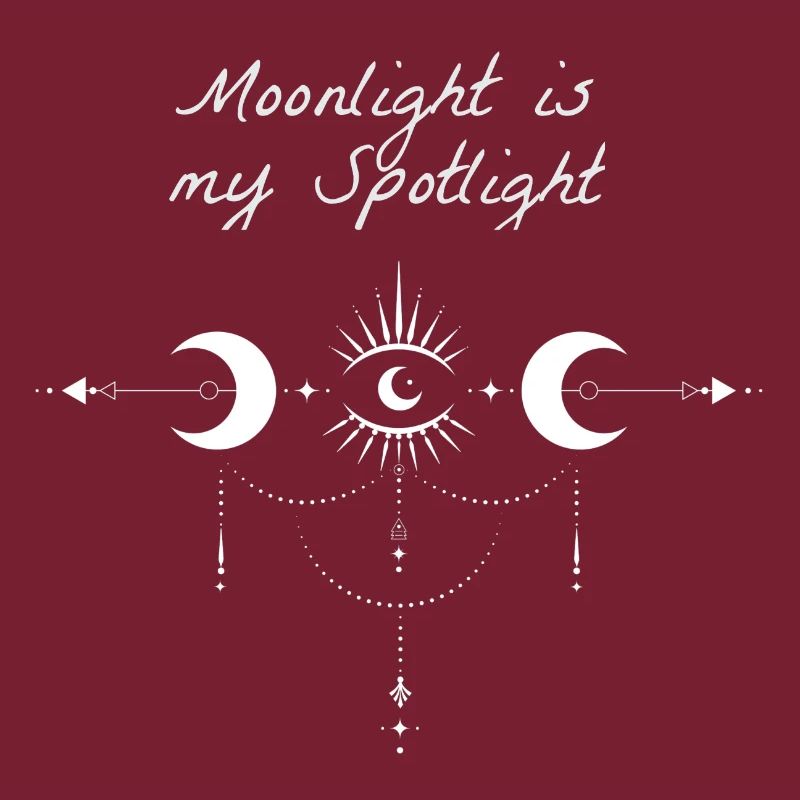 Le clair de lune est mon coup de projecteur - Wicca Design