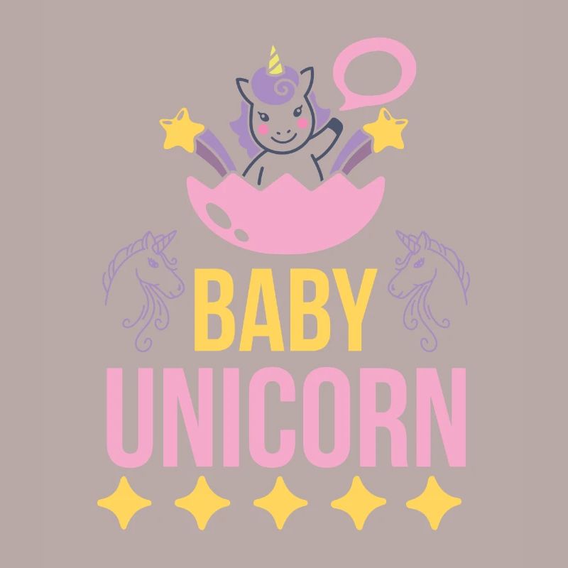 Bébé Einhorn Licorne