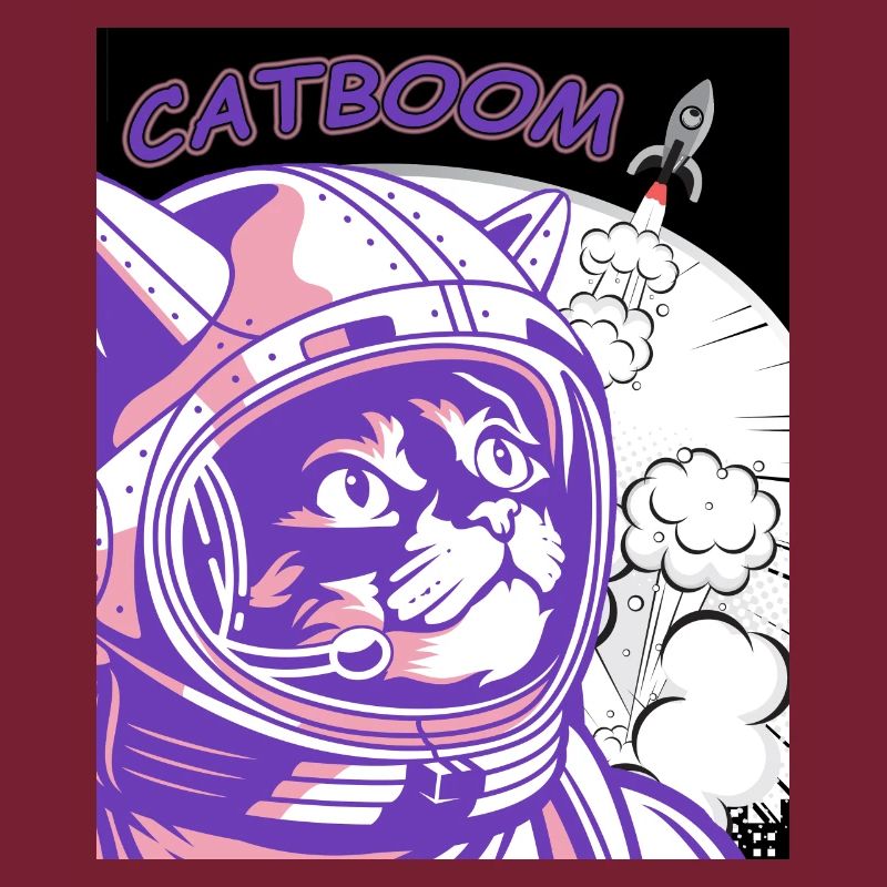 CATBOOM Comic Book Space Cat Explosion