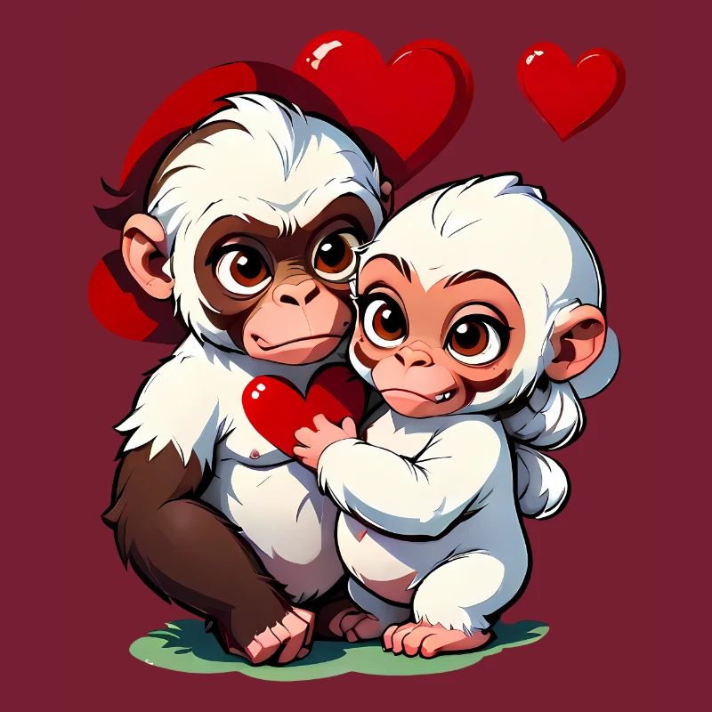Offrez ces mignons singes pour la Saint-Valentin