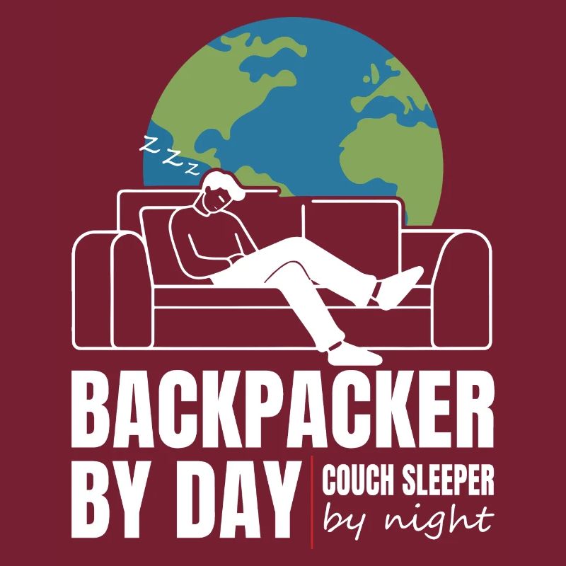 Backpacker le jour Couch Sleeper la nuit