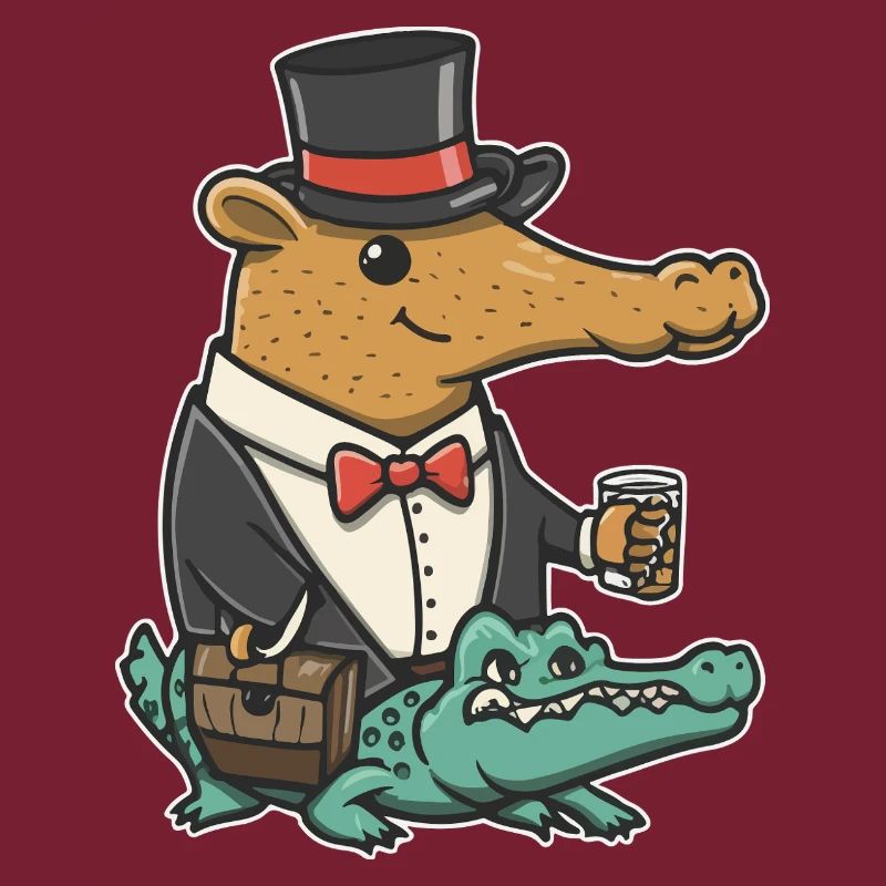 Capybara Dapper Crocodile