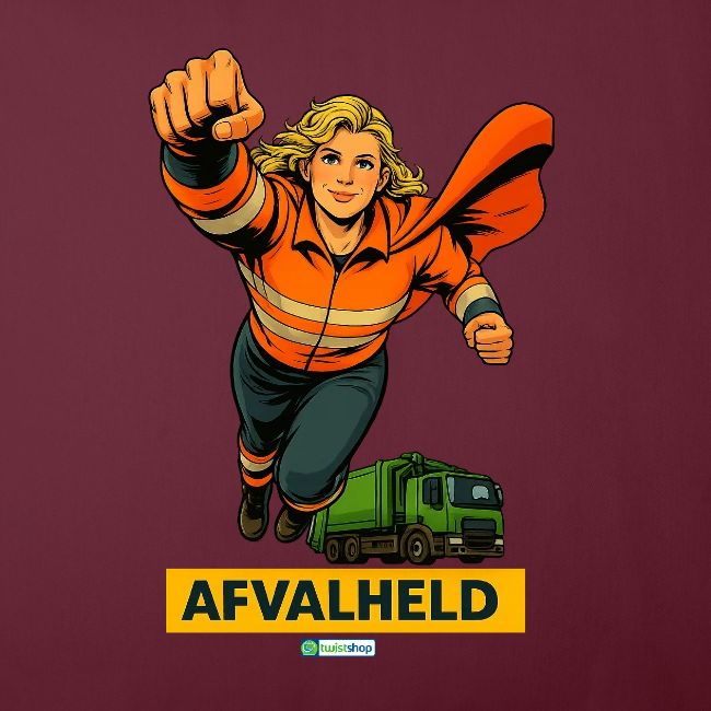 Afvalheld vrouw