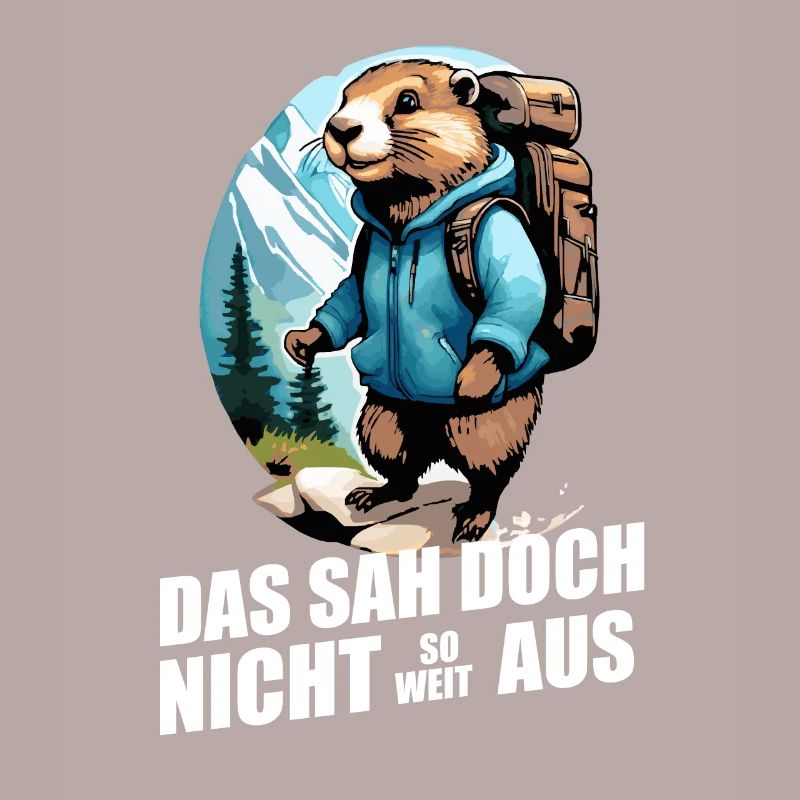 Murmeltier Wanderspruch wandern Berge so weit