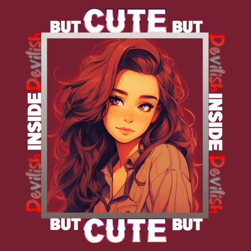 Cute but devilish inside