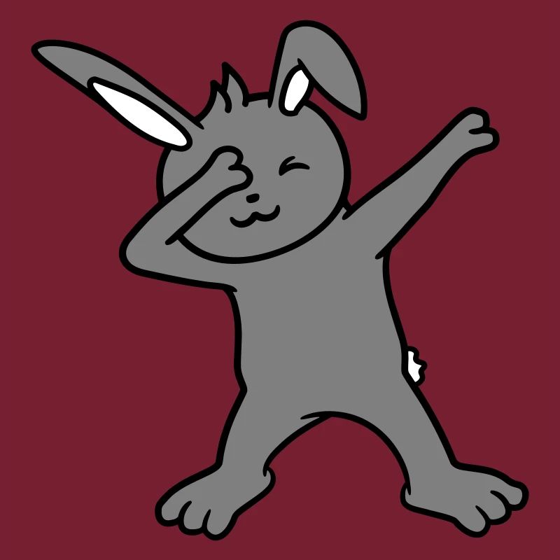 Bunny Dabbing Dab Dance Pose Dancing Party Celebrate