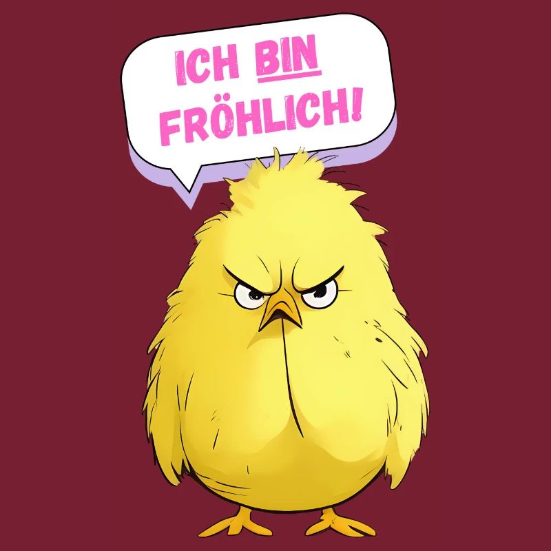 Grumpy Chicken - I'm Cheerful