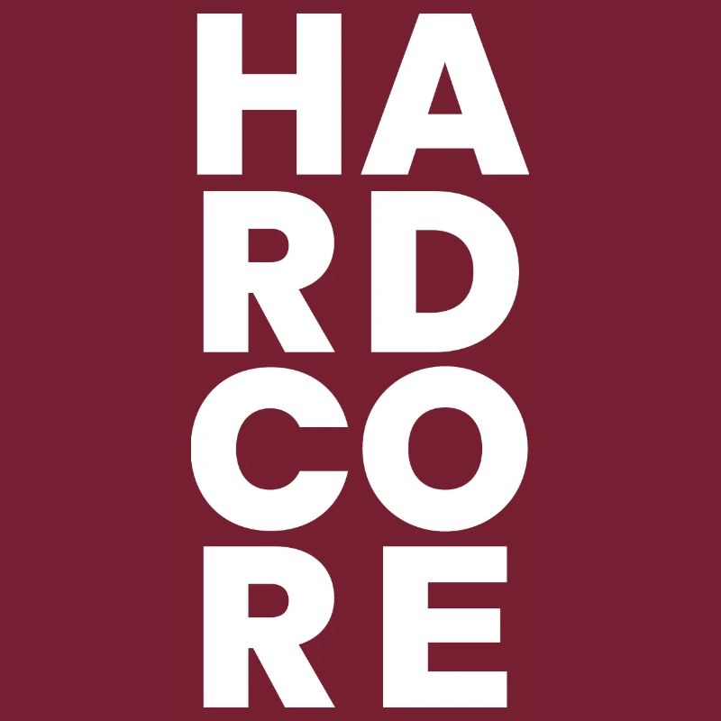 Hardcore bold logo design