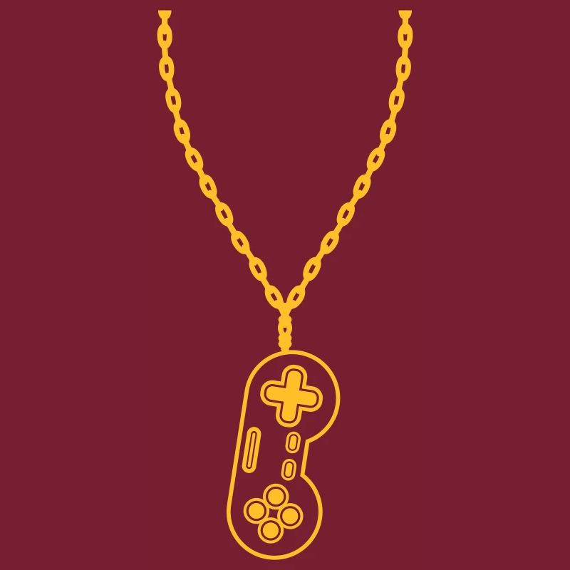 Halskette Schmuck alter Controller