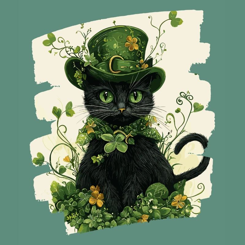 Chat de la Saint-Patrick