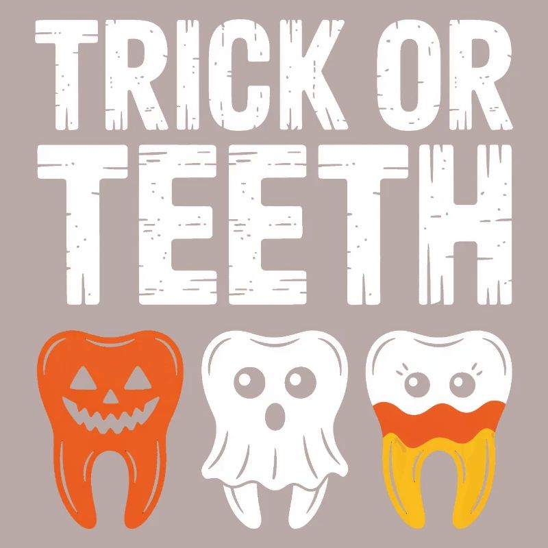 Trick oder Teeth Halloween-T-Shirt